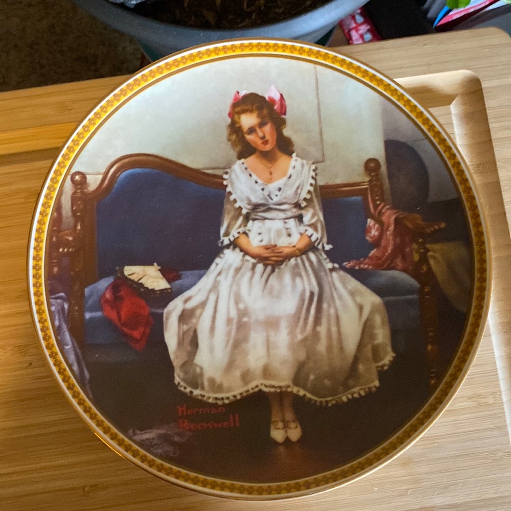 Vintage Norman Rockwell Plate